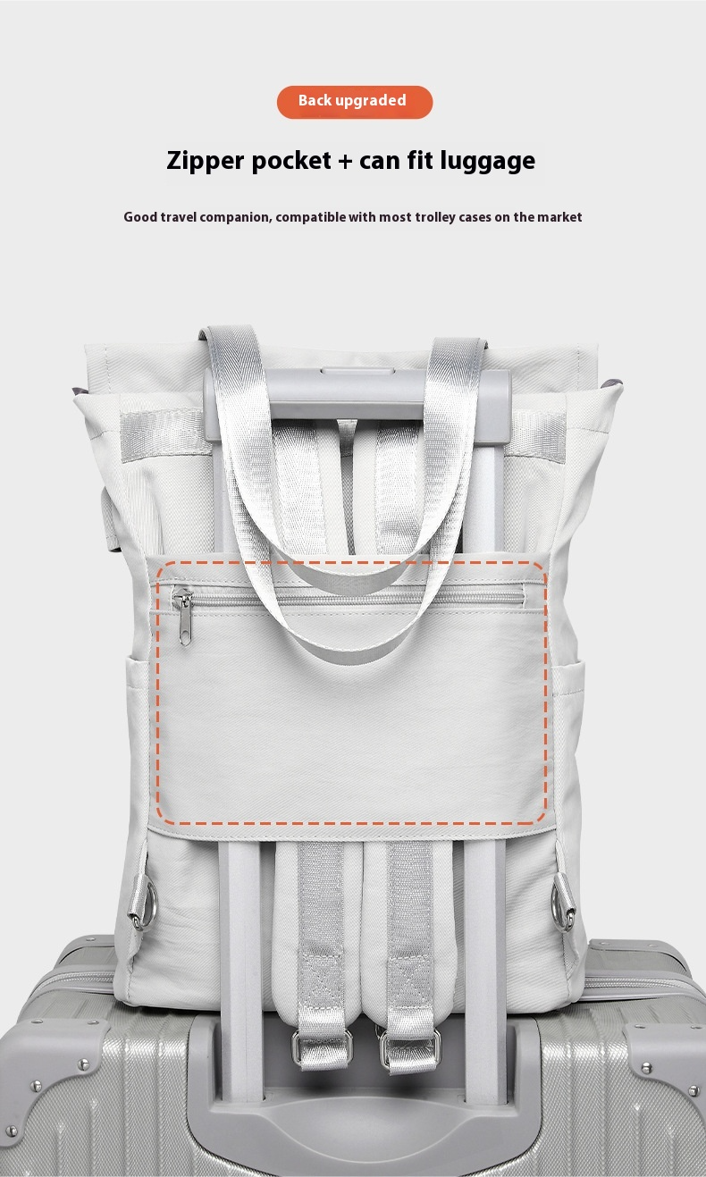 Bolsa para computadora multifunción recargable con puerto USB, resistente a golpes e impermeable, apta para portátiles de 14 y 15,6 pulgadas._voghion.com