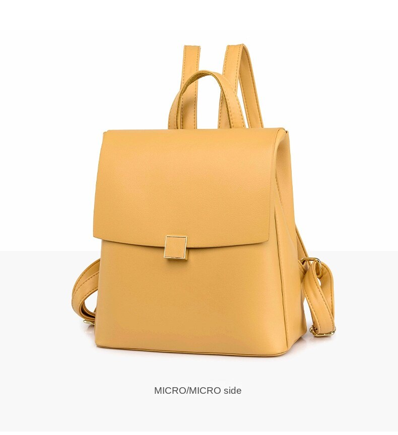 New Leather Backpack Women's Versatile Backpack Travel Leisure Soft Leather Women's Backpack Selection_voghion.com