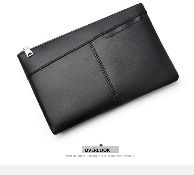 Neue Clutch aus PU-Leder für Herren – weiche, wasserdichte Business-Handy-Geldbörse, hochwertige, modische Handtasche und trendiger Organizer für Berufstätige_voghion.com