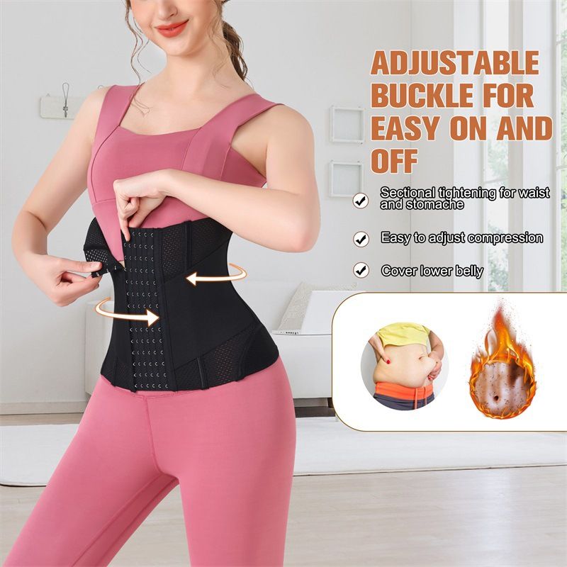 VoleFox Waist Trainer For Women High Waist Shaper Belt Strong Back Support Slimming Yoga Belt Large Size_voghion.com
