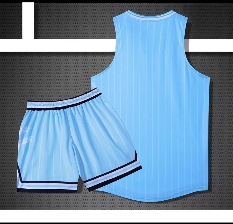 Obleka za ameriško ligo Drew, hitro sušeči študentski dres, majica brez rokavov za košarkarski trening, športno tekmovanje, hlače 4/4_voghion.com