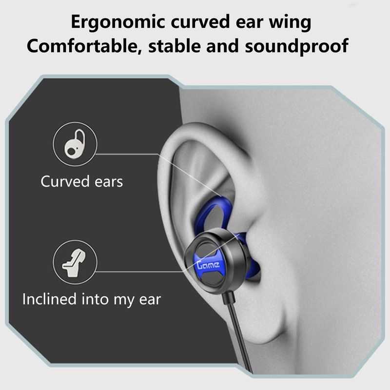 G31 Wired Earphone High Fidelity Intelligent Noise Cancelling Lightweight 3.5mm Stereo Sports In-ear Gaming Earbud for_voghion.com