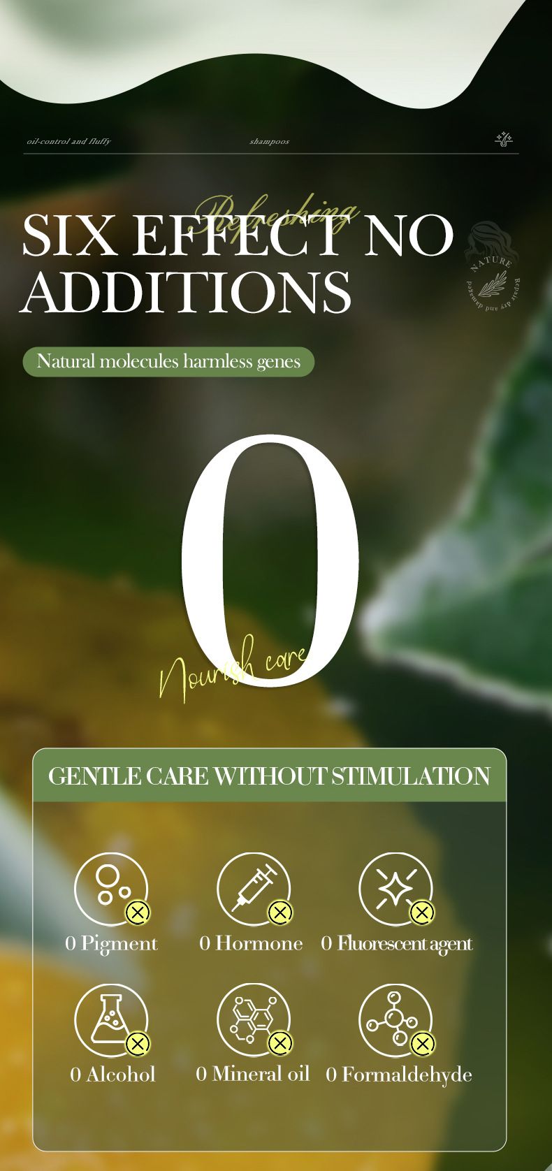 SADOER Peppermint Rosemary Strengthening And Volumizing Shampoo 350ml, Improve Hair Impurities_voghion.com