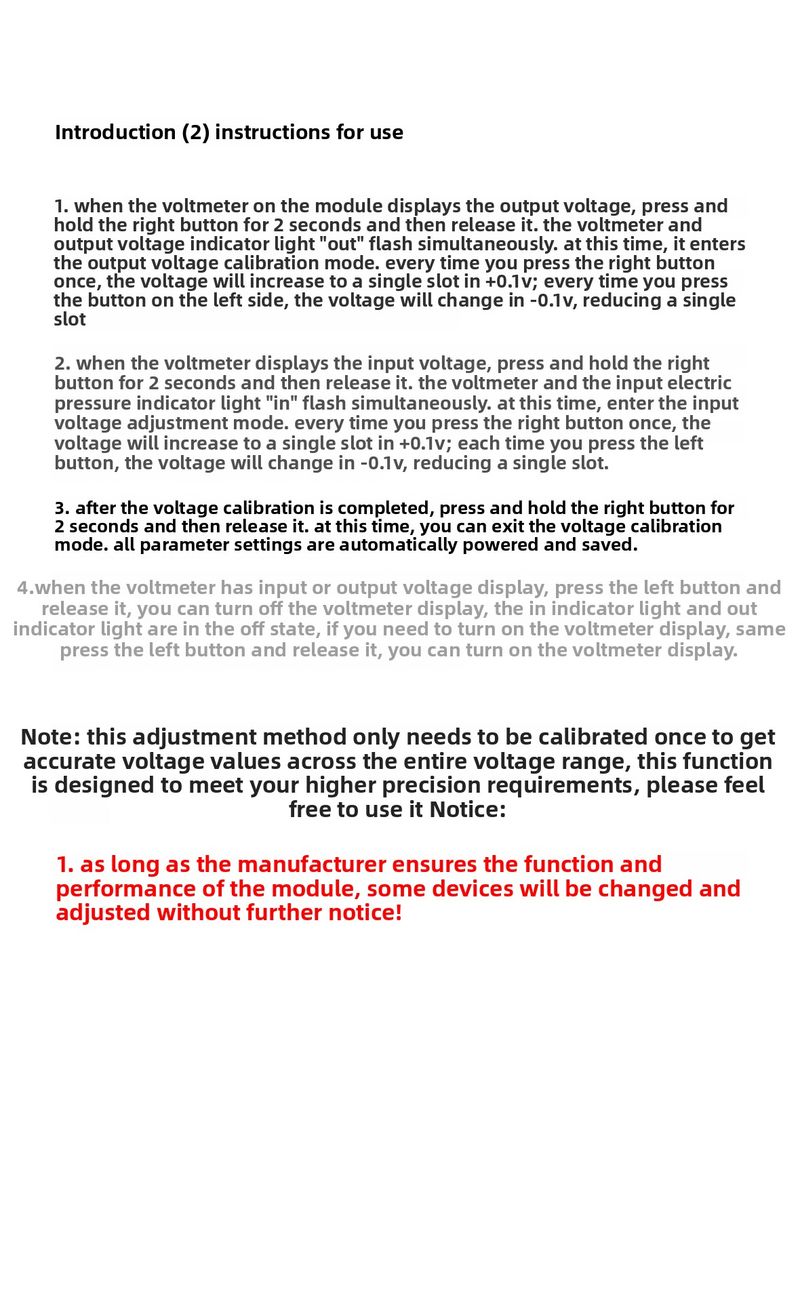 Module d'alimentation abaisseur réglable CC-CC haute puissance 5 A 75 W avec affichage voltmètre_voghion.com