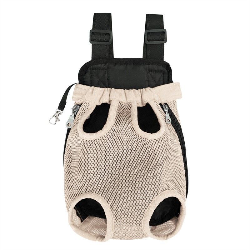 Sac à dos d'extérieur en maille respirante pour chiens et chats, double bandoulière, pour petits et moyens chiens, fournitures pour animaux de compagnie_voghion.com