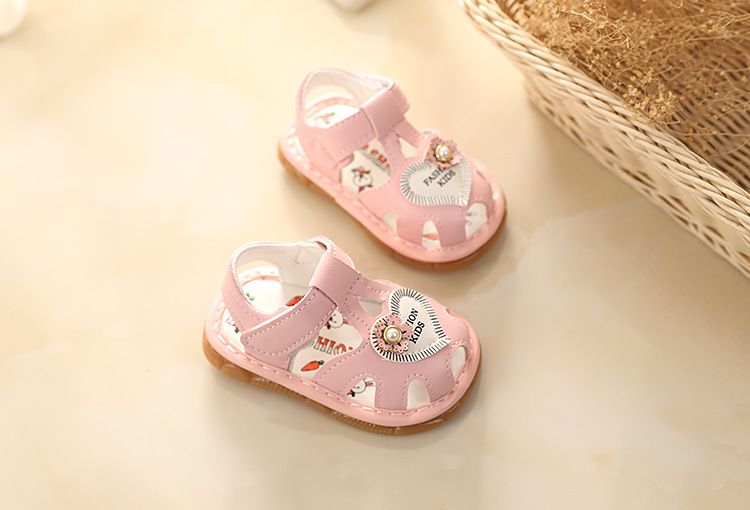 Mutter & Kinder Sommer liebe baby schuhe mädchen sandalen 0-2 jahre alt 1 weichen boden nicht-slip baby kleinkind schuhe mädchen prinzessin schuhe_voghion.com