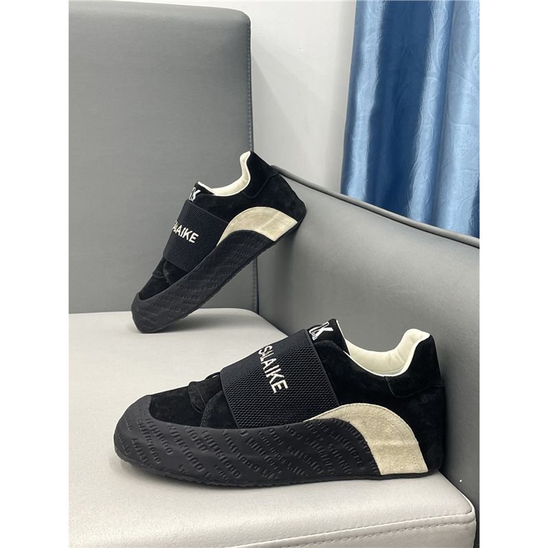 2025 Neue Slip-On Lazy Soft Sole Schuhe aus echtem Leder Vielseitige Herren-Sport-Casual-Sneakers_voghion.com