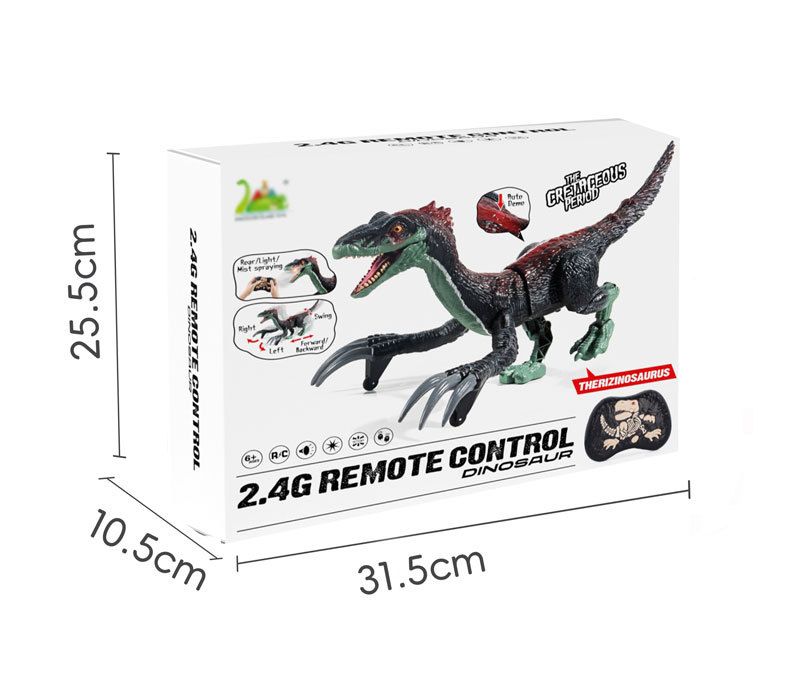 2.4G Large Remote Control Spray Dinosaur Toy Five-way Walking Fusarium Animal Model_voghion.com