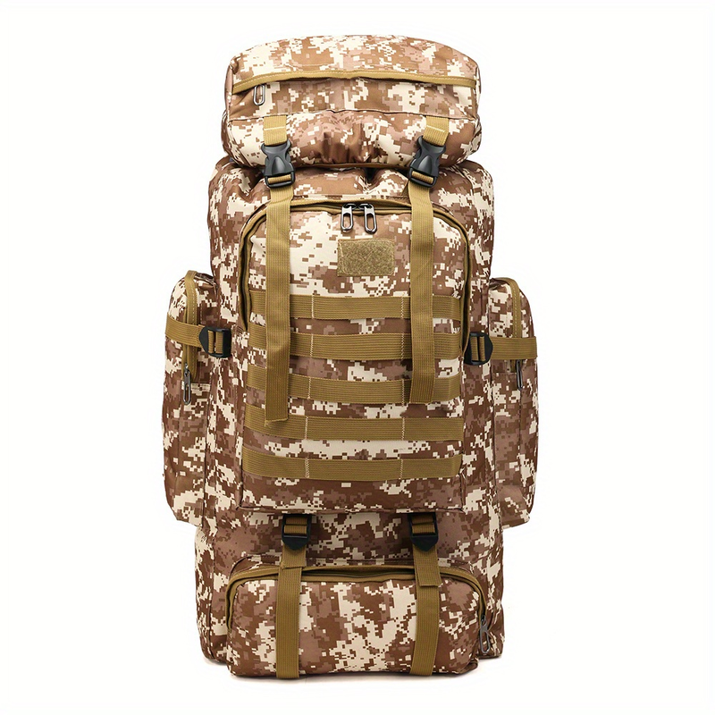 Mochila impermeável tática externa 80L para acampamento, caminhada, mochila, caça_voghion.com