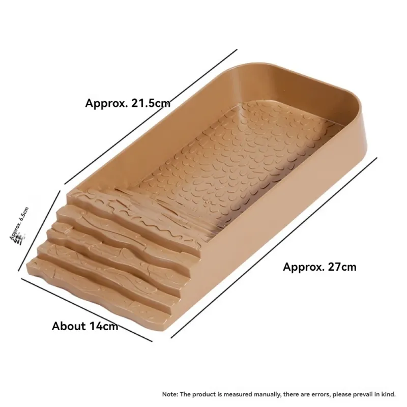 Reptile Slope Water Bowl And Plate Reptile Bath Pool Feeding Plate Slope Aquarium Decoration Gecko Snake Turtle Lizard Bath_voghion.com