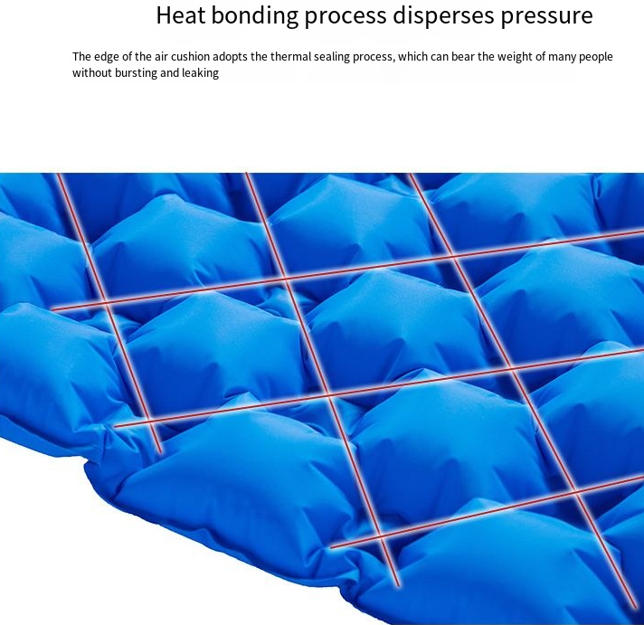 Tapis de couchage pour tente d'extérieur, tapis de camping ultra léger et portable, tapis imperméable Pentagon, tapis gonflable en TPU à diamant unique_voghion.com