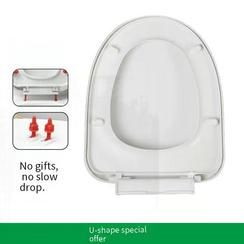 Copriwater universale per uso domestico, spesso, rallentatore, accessori vecchio stile_voghion.com