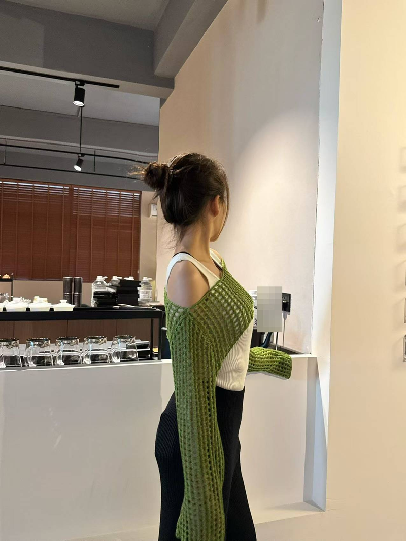 Women's Crochet Knit Top Lace-Up Boho Beach Cover-Up Short Sleeveless Summer Casual Streetwear Fashion_voghion.com