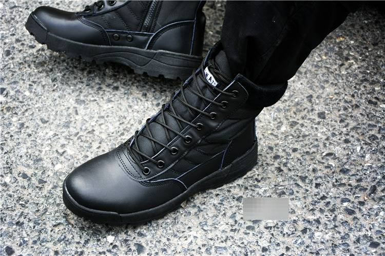 Men's Shoes Outdoor Desert Boots High Top Tactical Boots Military Fan Training Boots Men's Military Training Shoes Combat Boots_voghion.com