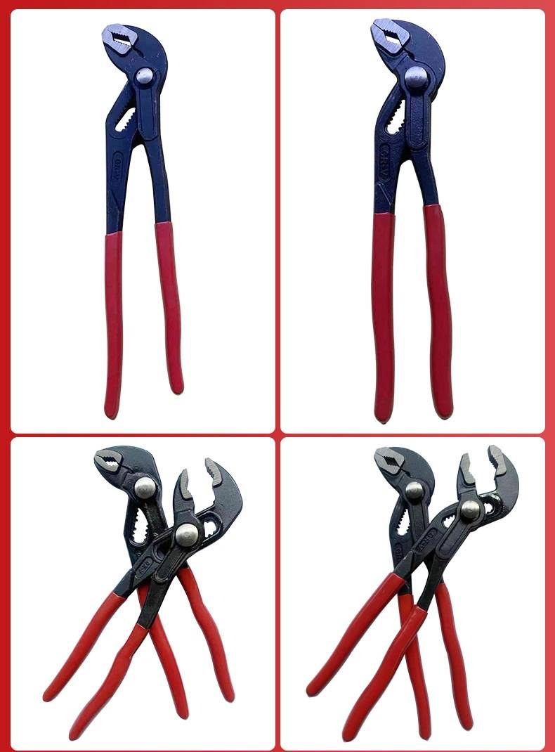 Adjustable 7" 10" 12" Multi-Function Water Pump Pliers, Wide Jaw Pipe Wrench For Home Plumbing & Bathroom Maintenance (Cr-V Steel)_voghion.com