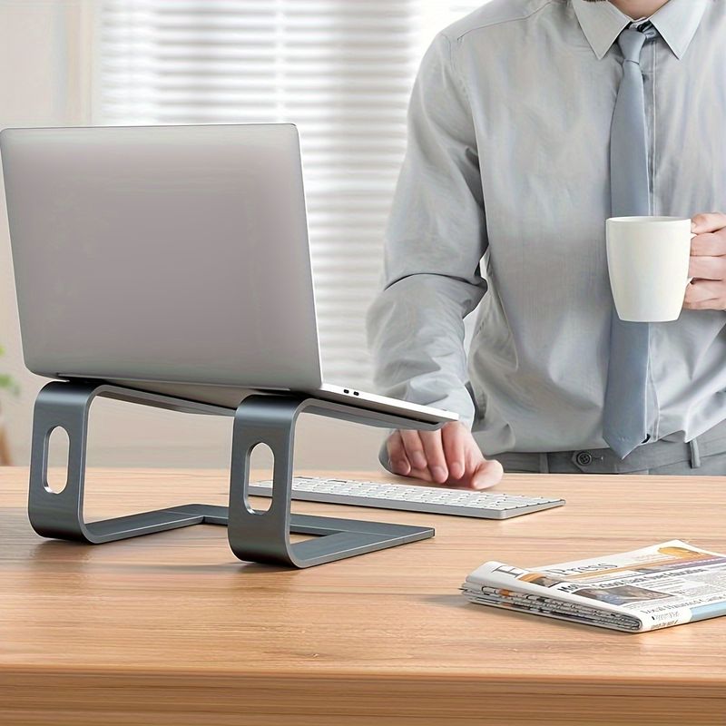 Laptop Stand, Ergonomic Aluminum Alloy Detachable Elevating Base, Compatible With MacBook Air/Pro, Laptop Holder_voghion.com
