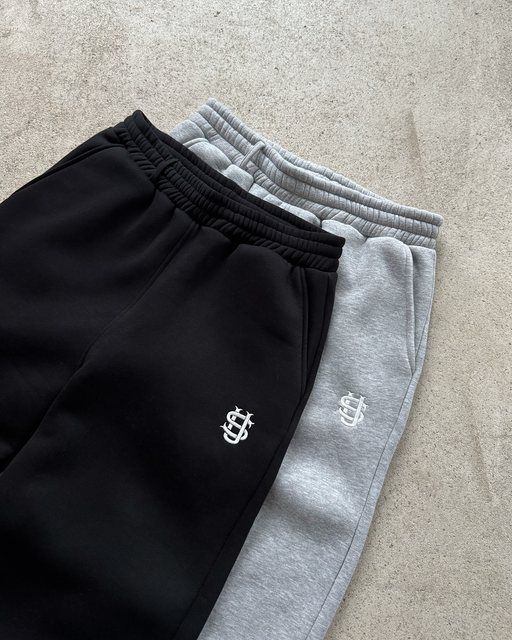 Herenkleding Losse rechte broek Heren joggingbroek Gepersonaliseerd been rits Borduurwerk ontwerp Hip Hop_voghion.com