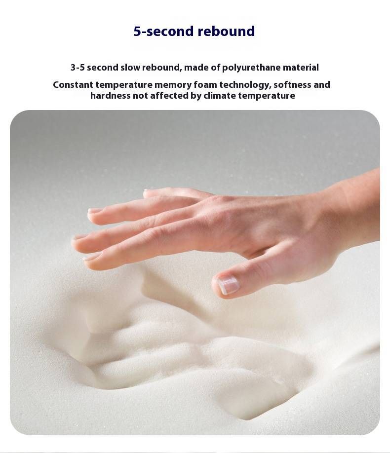 Cuscino in memory foam con gel rinfrescante - Cuscino ortopedico per il supporto del collo per alleviare il dolore, traspirante e ipoallergenico, 60x40x12 cm, rigidità media_voghion.com