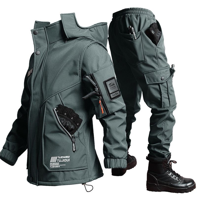 Taktische Winterjacke für Herren – Outdoor-Mantel im Militär-Stil, winddicht und warm für Jagd, Arbeitskleidung und Radfahren_voghion.com