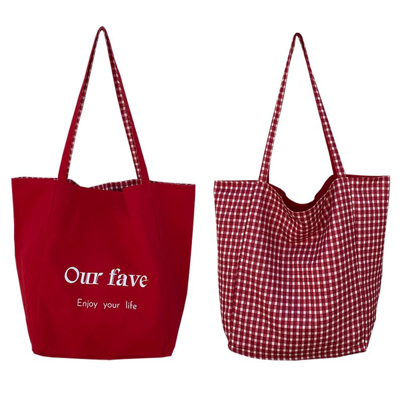 Borsa a mano bifacciale di grande capacità, stile coreano, 2025, per donna, casual, versatile, da portare sotto le ascelle_voghion.com