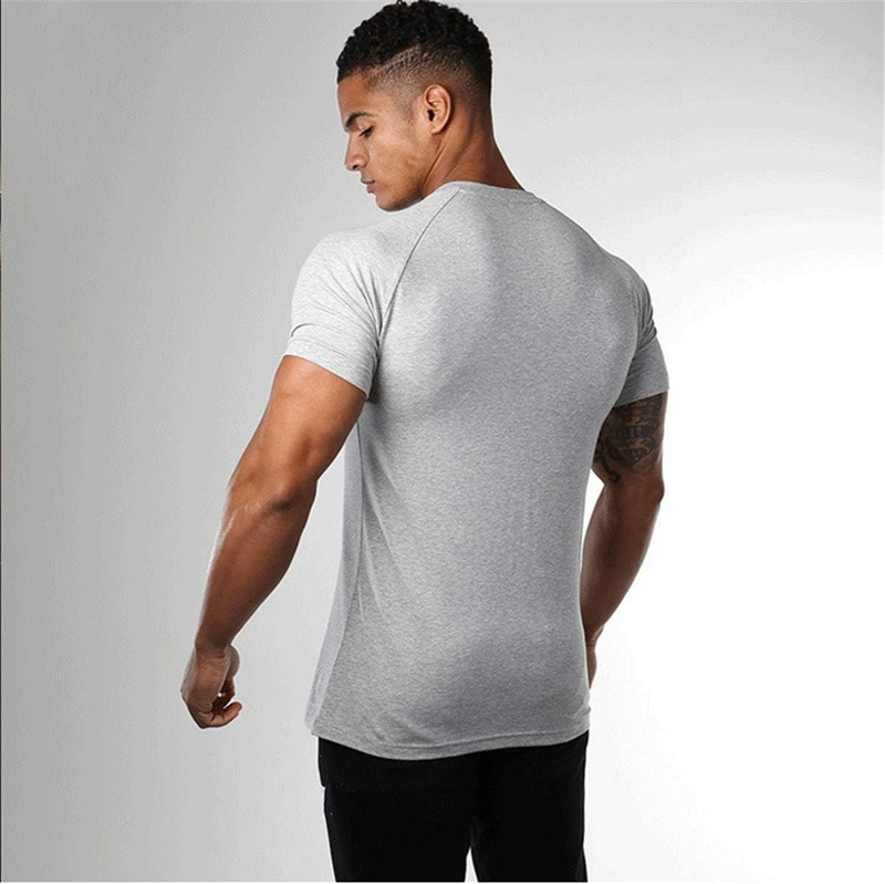 Cabeen Men's Muscle Shirt Fiess Bodybuilding T Shirt for Workout Training_voghion.com