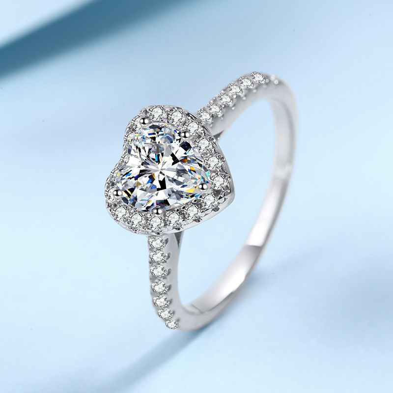 Tancise, anello romantico in moissanite a forma di cuore, colore D, in argento Sterling da 1 carato, da donna, per matrimonio e fidanzamento_voghion.com