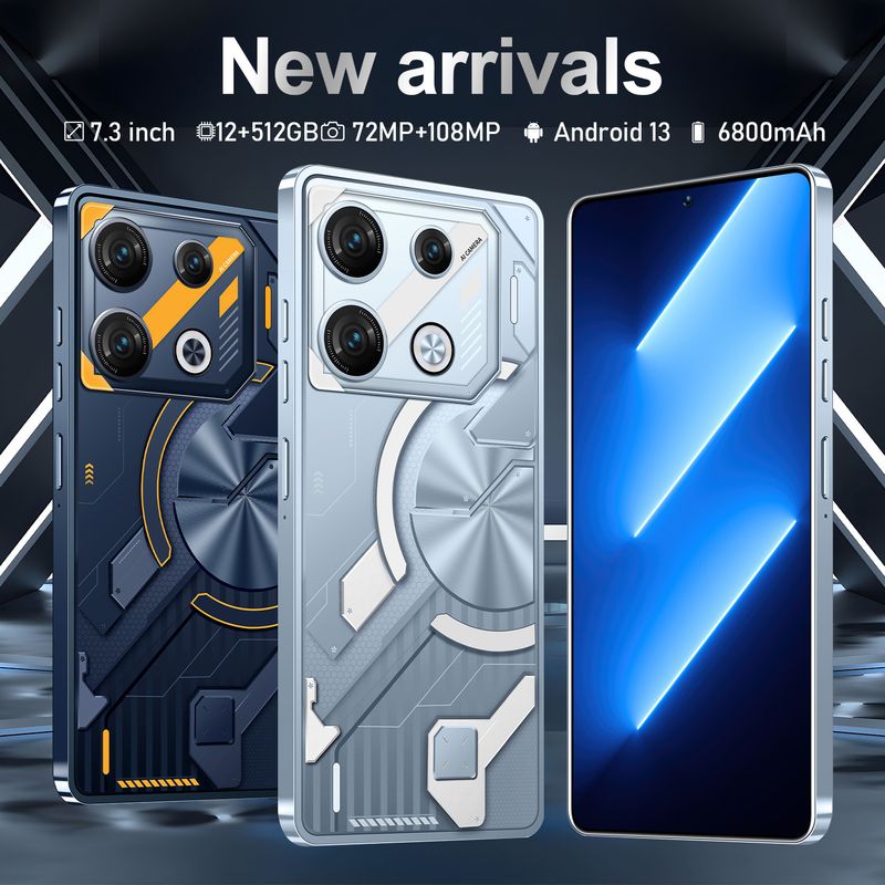 Mobilní GT10 Pro 7,3palcový velký displej 12+512G Android Smartphone_voghion.com