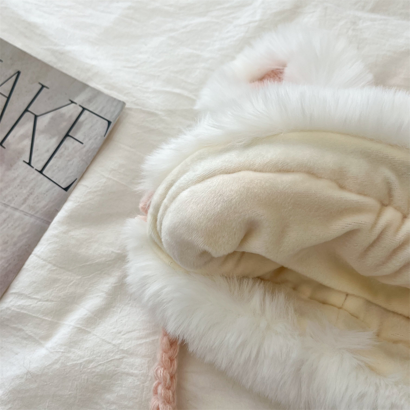 Cappelli per bambini Cappelli invernali per ragazze Pullover Plus Velluto Cappelli per orecchie da bambino per uomo e donna Autunno e inverno Cappelli Lei Feng per bambini spessi e caldi_voghion.com