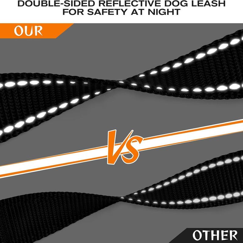 Guinzaglio per cani di grossa taglia, antiscivolo, riflettente, taglia media e grande, antideflagrante, super conveniente_voghion.com