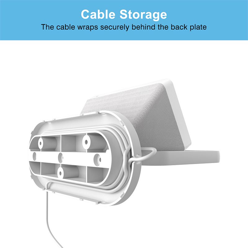 PlusAcc Wall Mount Shelf Holder for Echo Show 8 1st 2nd Gen / 5 Smart Camera Home Nest Hub Stand Accessories_voghion.com