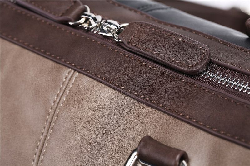 Doctor Bag Wholesale New Large Capacity Handbags Fashionable Simple Messenger Bags Travel Shoulder Bags Color Matching Men's Bags Large Bags_voghion.com