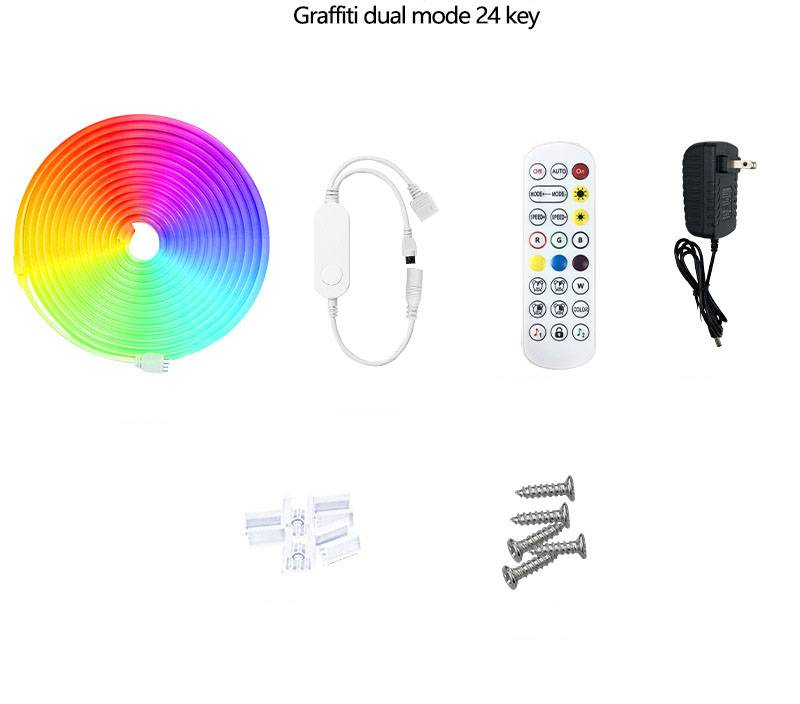Lichter & Beleuchtung 10m Graffiti Wifi Bluetooth Bunte Silikon Licht Gürtel DIY Form Atmosphäre Licht_voghion.com
