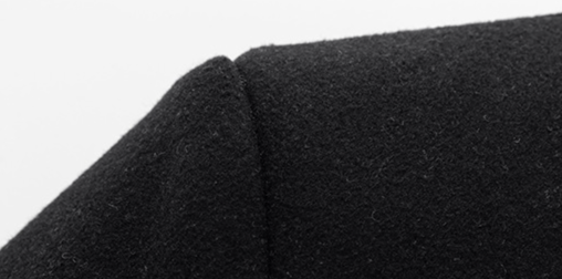 Men's Wool Blend Overcoat - Mid-Length Single-Breasted Peacoat For Business Casual & Winter Wear_voghion.com