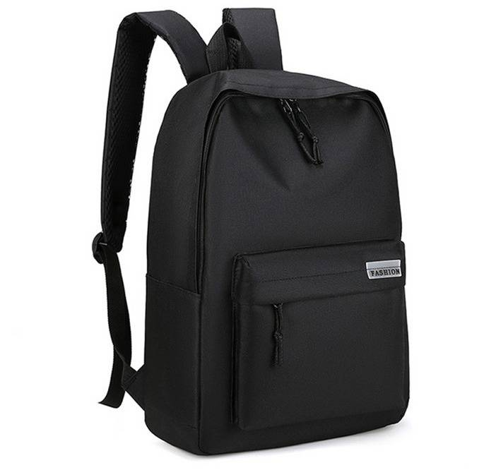 Zaino minimalista a tinta unita per la scuola e i viaggi - Zaino unisex leggero e resistente con scomparto per laptop (15 pollici)_voghion.com
