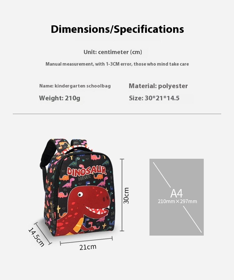 2022 Neue Kinderschultasche Cartoon Kindergarten Polyester Gewichtsreduzierung Volldruck Rucksack_voghion.com