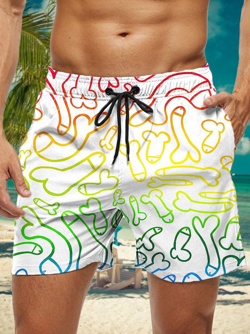 Prodotti Premium 2025 Pantaloncini estivi stampati in 3D per uomo, pantaloni da spiaggia hawaiani da viaggio per ragazzi_voghion.com
