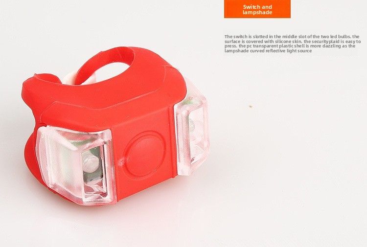 Fahrrad Sechste Generation Doppel Auge Frosch LED Warnung Balance Ausrüstung Mountainbike Nacht Reiten Licht_voghion.com