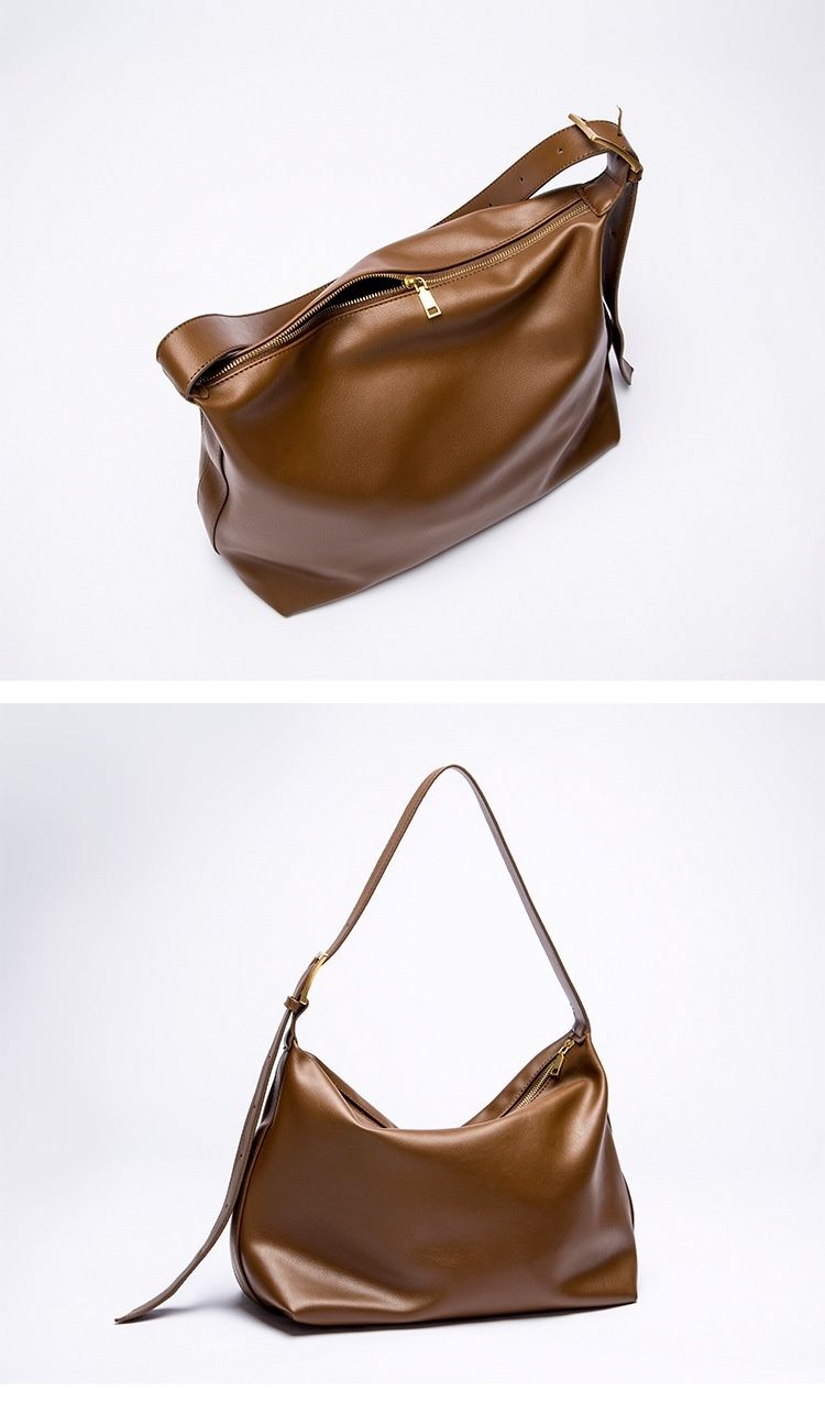 Borsa tote, nuovo arrivo, borsa casual da pendolare in morbida pelle di alta qualità, borsa a tracolla retrò alla moda per le donne._voghion.com