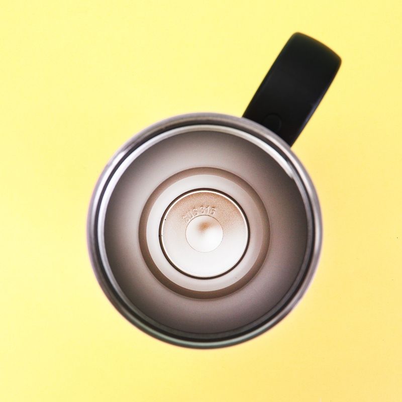 Becher mit Griffdeckel Stroh Edelstahl Wasserflasche Vakuum Thermosbecher Reise Auto Kaffeebecher 750ml_voghion.com