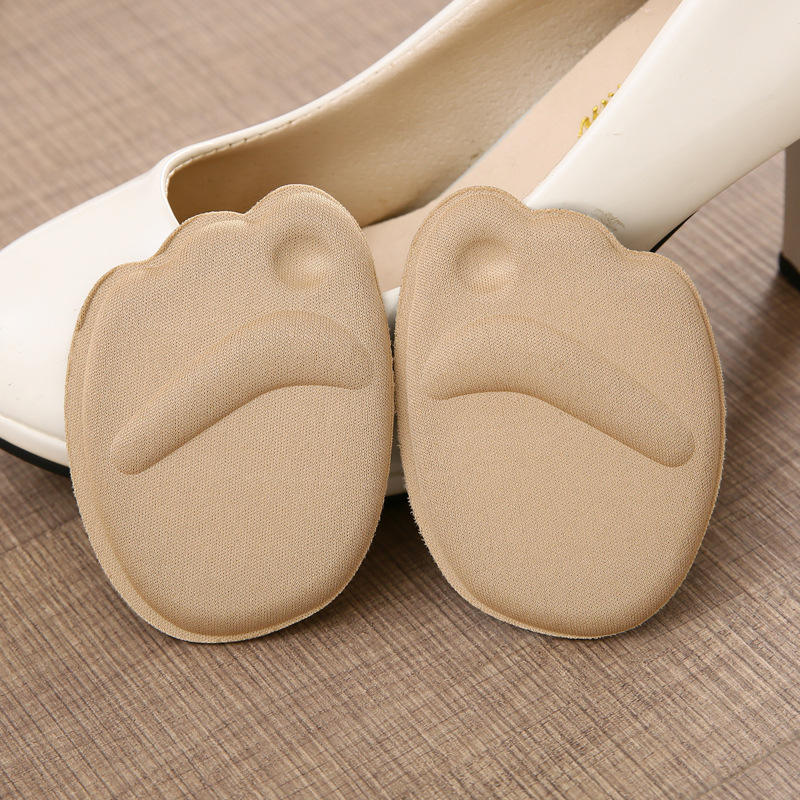 2pairs Frauen Halb High Heels Pads Zurück Aufkleber Memory Foam Schmerzen Relief Einlegesohlen Anti-slip Schuheinlagen Pad ferse Schutz_voghion.com