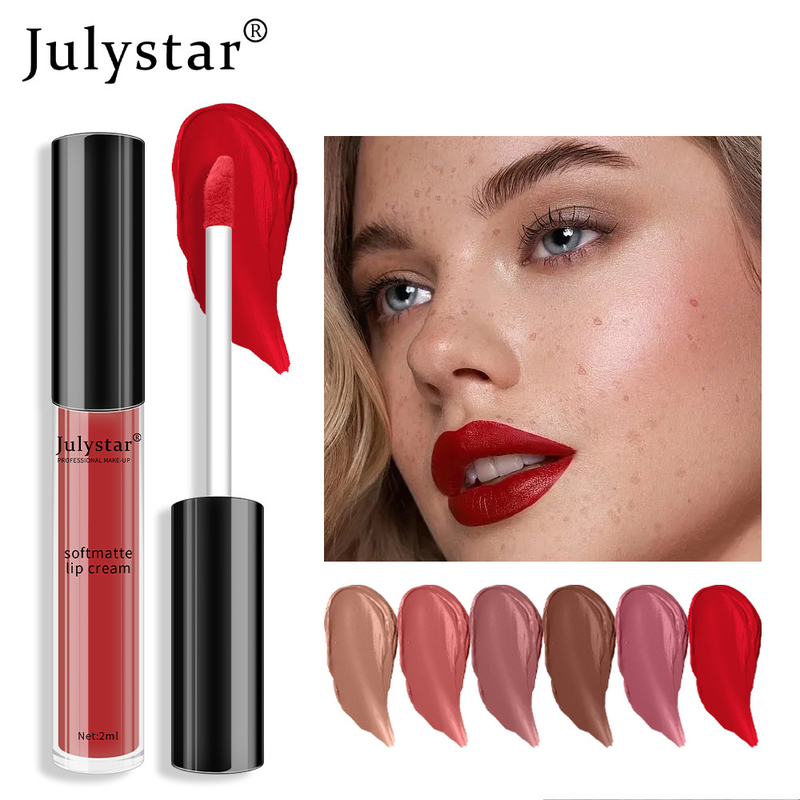 Weihnachts-Make-up verblasst, klebt nicht, Tassennebel, matte Glasur und Wangen-Lippenstift-Lipgloss mit doppeltem Verwendungszweck_voghion.com