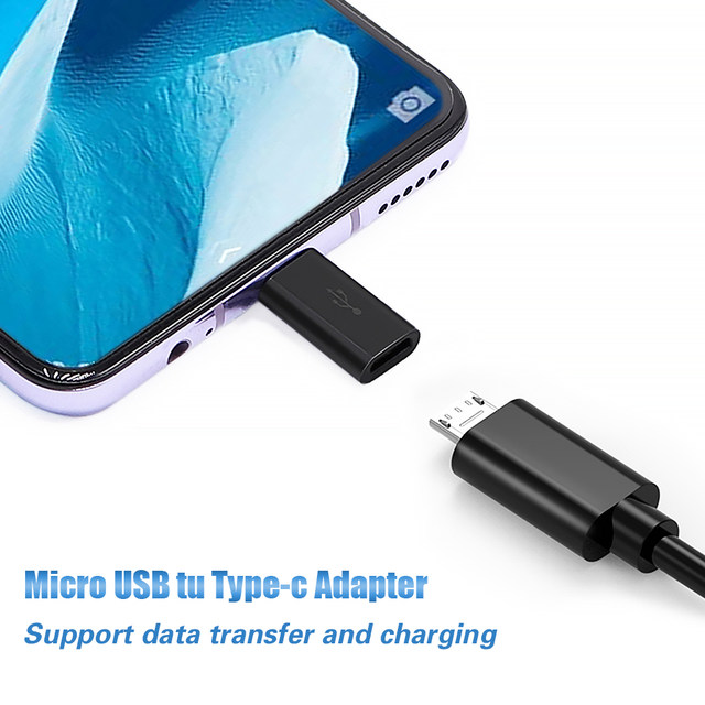 1/5/10Pcs Micro USB Female To Type C Male Adapter Converter for Android Smart Phone Tablet USB Type C To Micro USB Connector_voghion.com