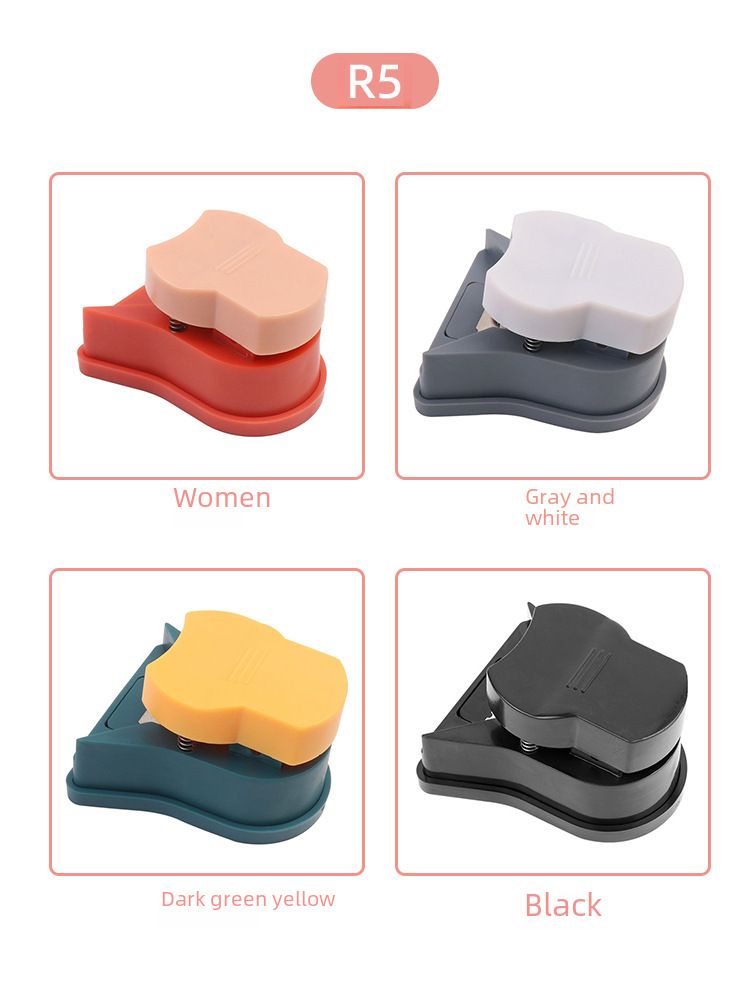 Photo business card PVC paper cutter photo corner chamfer R4R5 corner cutter manual hand account rounding round cutter_voghion.com