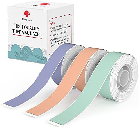 Waterproof Thermal Labels 12x40mm - D30 PVC Sticker Paper For Jewelry, Cables, Cosmetics, Office Use_voghion.com