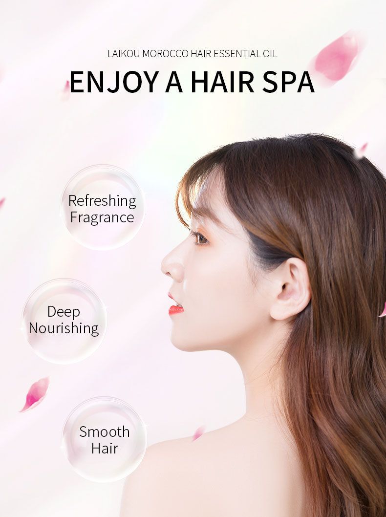 Peelings & Körperbehandlungen Marokkanische Haarpflege Ätherisches Öl Englische Verpackung Macht trockenes Haar weich_voghion.com