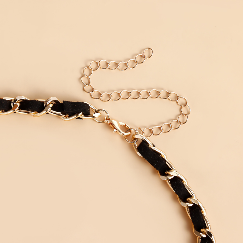 Ciondolo a forma di orso in flanella avvolto, collana dell'amore, collana con catena per clavicola con frange a vento freddo, da donna_voghion.com