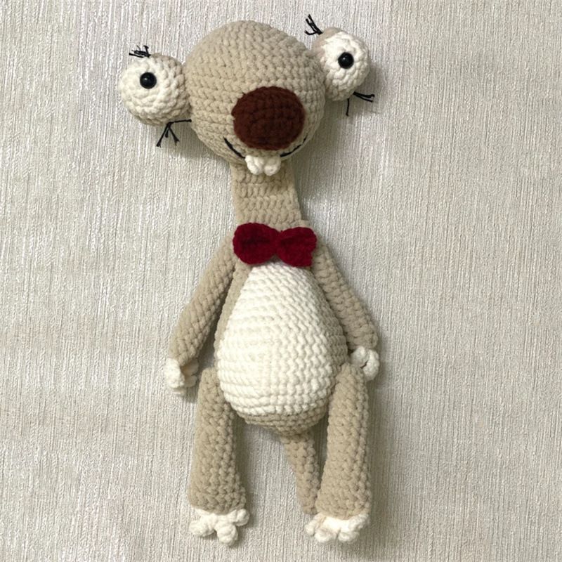 Nuovo fermaporta a forma di animaletto dei cartoni animati fatto a mano all'uncinetto, ornamento per porta_voghion.com