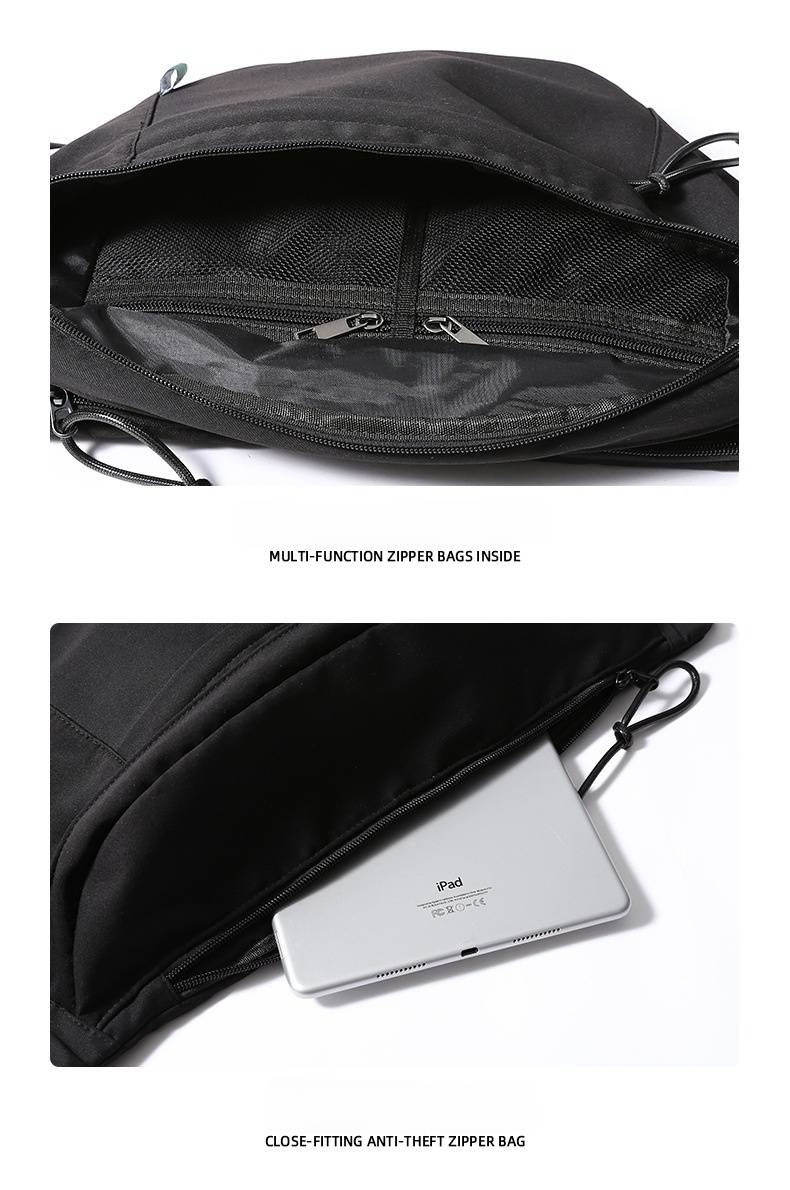 Borsa da petto da uomo alla moda in borsa a tracolla a spalla singola Borsa a tracolla alla moda impermeabile di fascia alta alla moda_voghion.com