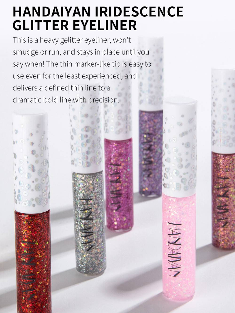 Jevištní líčení Fantasy třpytky Oční linky gelová tužka Phantom Eyeshadow tekuté oční linky_voghion.com