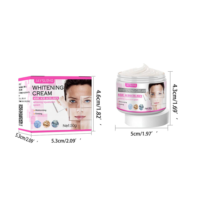 BeautyLife 50g Creme Hidratante de Absorção Rápida Ampla Aplicação Multifuncional Creme Clareador de Colágeno Facial para Menina_voghion.com